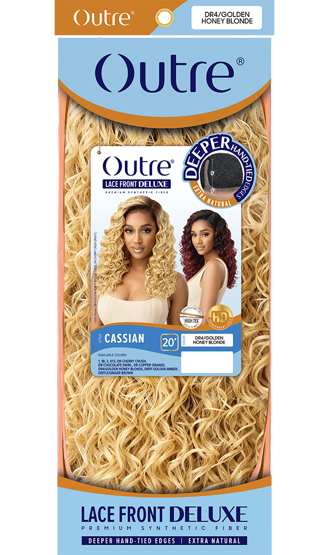 Outre Premium Synthetic Lace Front Deluxe Wig Cassian 20" - Elevate Styles