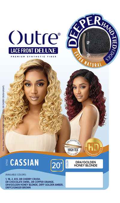 Outre Premium Synthetic Lace Front Deluxe Wig Cassian 20" - Elevate Styles
