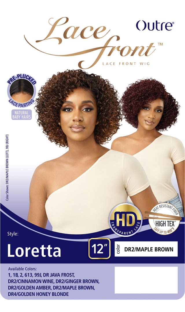 Outre HD Transparent Lace Front Wig Loretta 12" - Elevate Styles