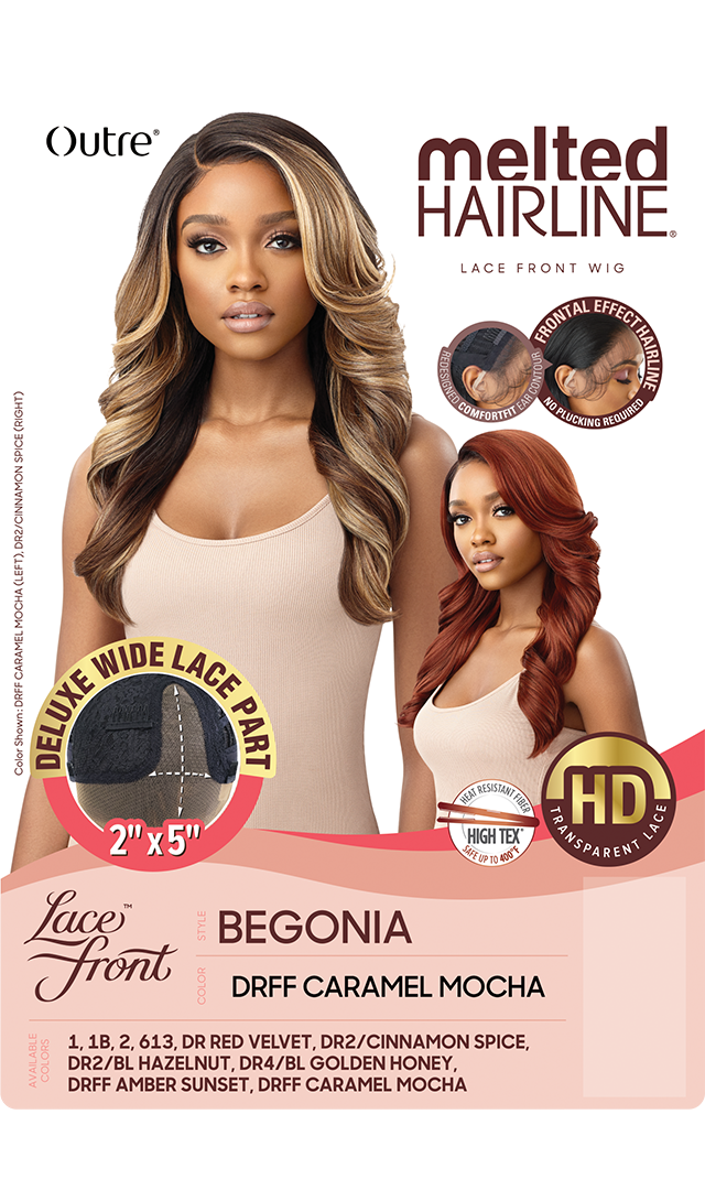 Outre Melted Hairline Collection - Swiss Lace Front Wig Begonia - Elevate Styles