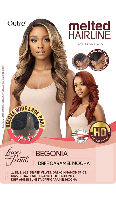 Outre Melted Hairline Collection - Swiss Lace Front Wig Begonia - Elevate Styles
