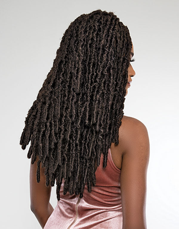 Janet Collection Distressed Poetry Locs 18" Crochet Braid - Elevate Styles