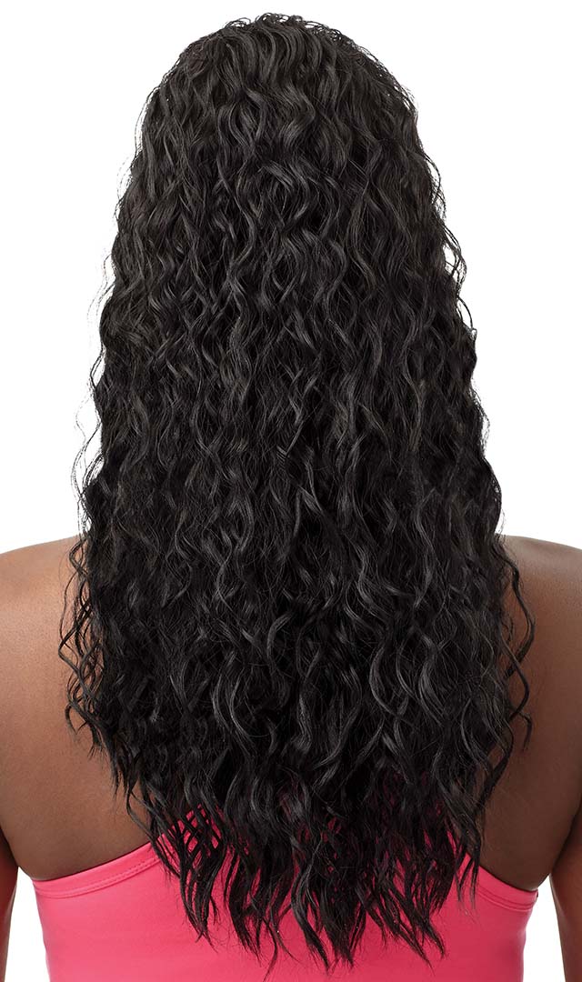 Outre Premium Synthetic Wet N Wavy Pretty Quick Pony Natural Wave 22" - Elevate Styles