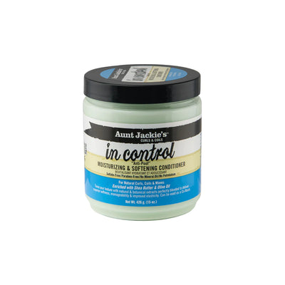 Aunt Jackie's Curls & Coils In Control Moisturizing & Softening Conditioner 15 Oz - Elevate Styles