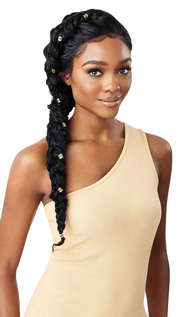 Outre 360 Frontal Lace 13"x 6" HD Transparent Lace Front Wig Kayreena 28" - Elevate Styles