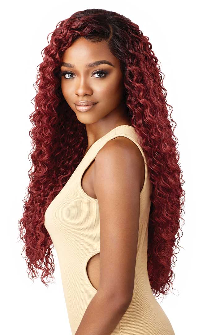 Outre 360 Frontal Lace 13"x 6" HD Transparent Lace Front Wig Kayreena 28" - Elevate Styles