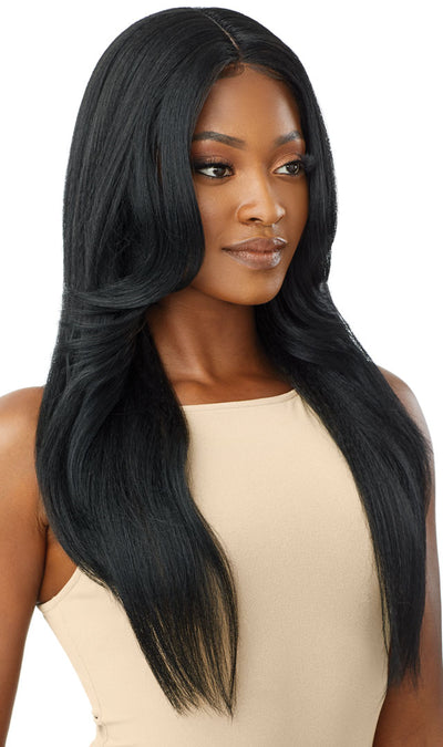 Outre Synthetic Pre-Plucked HD Transparent Lace Front Wig Kimora - Elevate Styles
