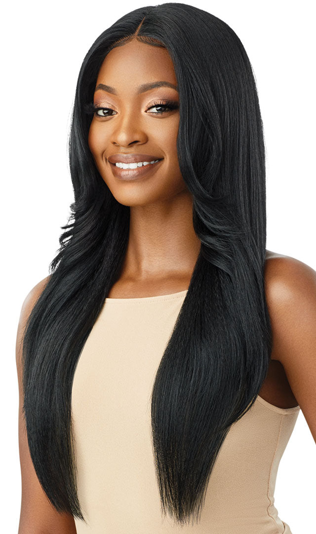 Outre Synthetic Pre-Plucked HD Transparent Lace Front Wig Kimora - Elevate Styles