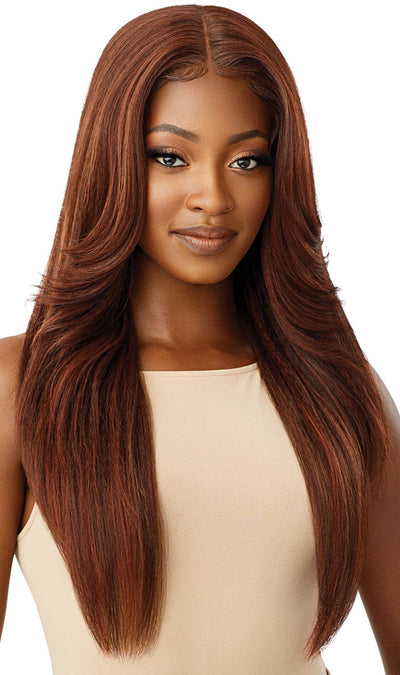 Outre Synthetic Pre-Plucked HD Transparent Lace Front Wig Kimora - Elevate Styles
