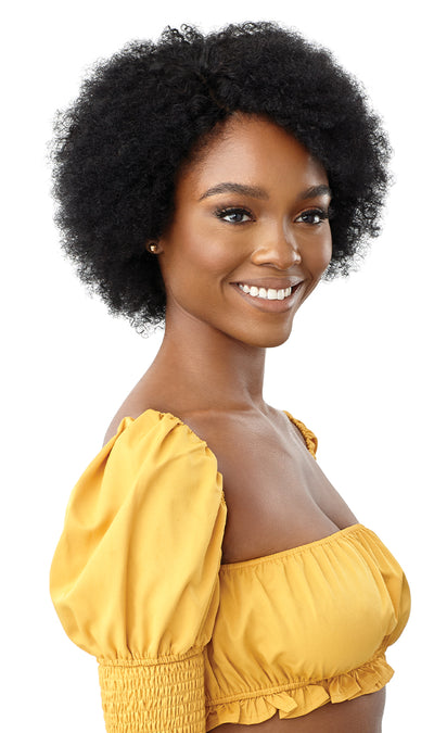 Outre The Daily Wig 100% Human Hair Lace Part Wig HH Natural Fro - Elevate Styles
