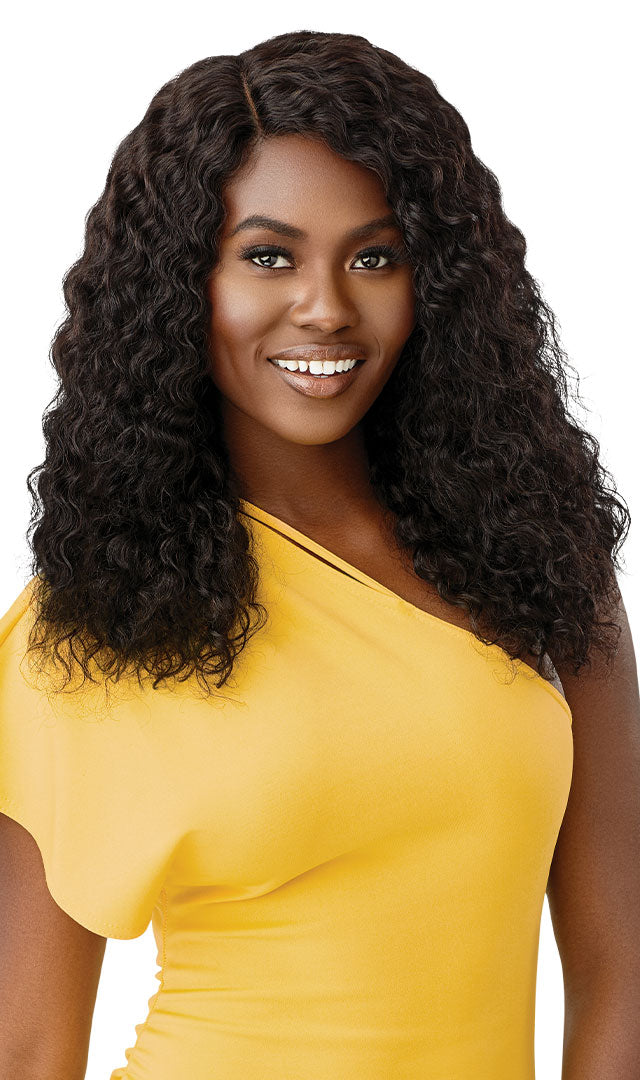 Outre The Daily Wig 100% Human Hair Wet N Wavy - Deep Curl 20" - Elevate Styles