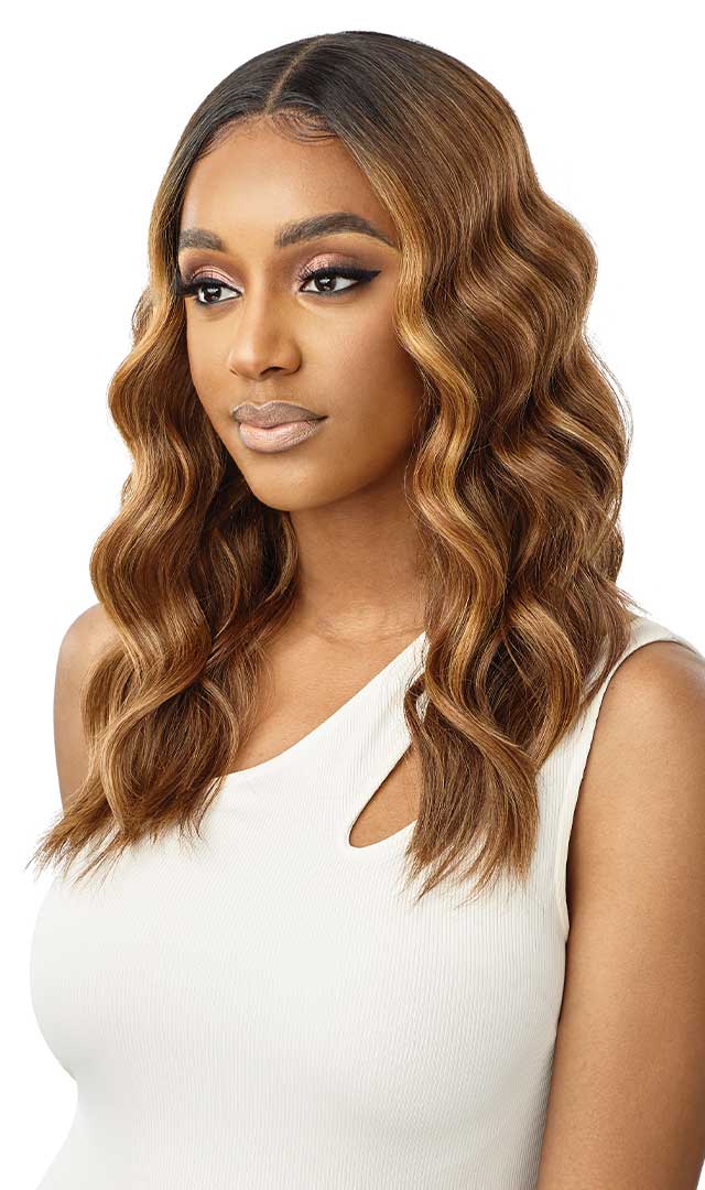 Outre Synthetic Sleek Lay Part HD Transparent Lace Front Wig Dariana 20" - Elevate Styles