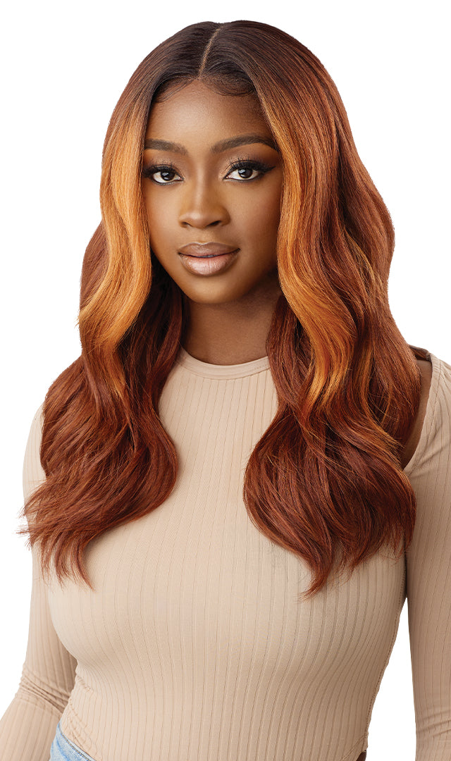 Outre Synthetic Sleek Lay Part HD Transparent Lace Front Wig Genevive - Elevate Styles