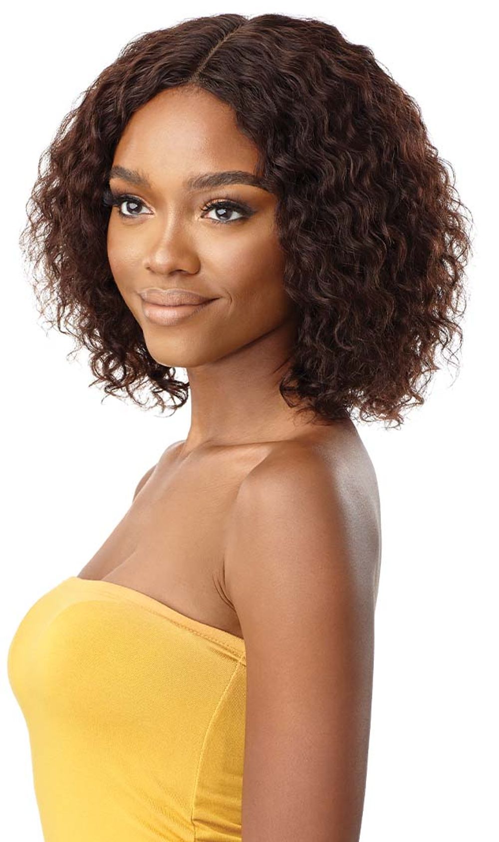 Outre The Daily Wig 100% Unprocessed Human Hair Wet N Wavy Natural Deep 12" - Elevate Styles