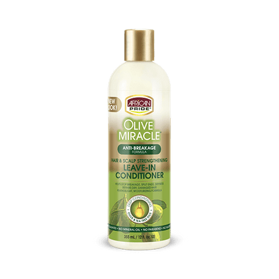 African Pride Olive Miracle Anti-Breakage Formula Leave-In Conditioner 12 Oz - Elevate Styles