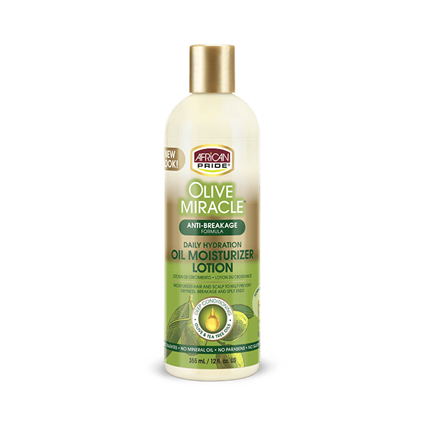 African Pride Olive Miracle Anti-Breakage Formula Oil Moisturizer Lotion 12 Oz - Elevate Styles