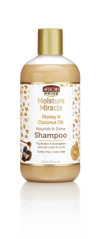 Thumbnail for African Pride Moisture Miracle Honey & Coconut Oil Shampoo 16 Oz - Elevate Styles