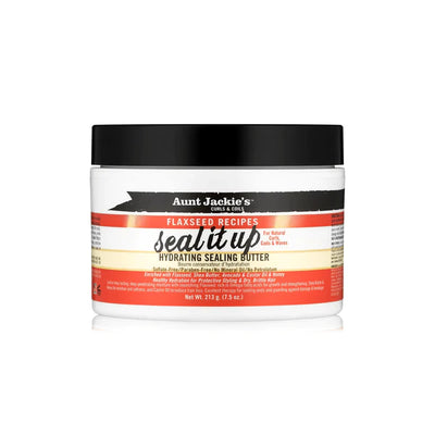 Aunt Jackie's Curls & Coils Seal It Up Hydrating Sealing Butter 7.5 Oz - Elevate Styles