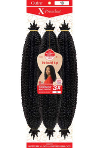 Thumbnail for BOX DEAL Outre Synthetic Hair Braids X-Pression Twisted Up Springy Afro Twist 16
