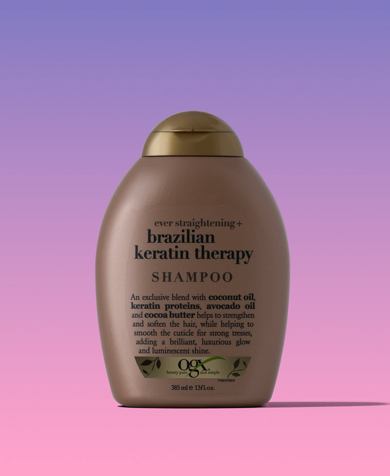 Ogx Beauty Ever Straightening + Brazilian Keratin Therapy Shampoo 13 Oz - Elevate Styles