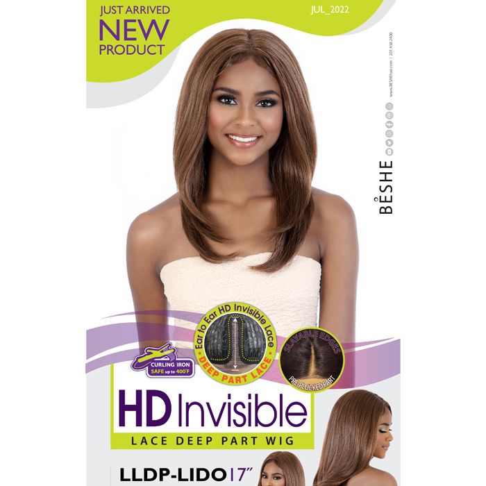 Beshe HD Invisible Lace Front Wig LLDP-Lido 17" - Elevate Styles
