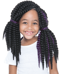 Thumbnail for Afri Naptural Synthetic Kids Crochet Braid Kids Rock Senegal Bantu Twist 10
