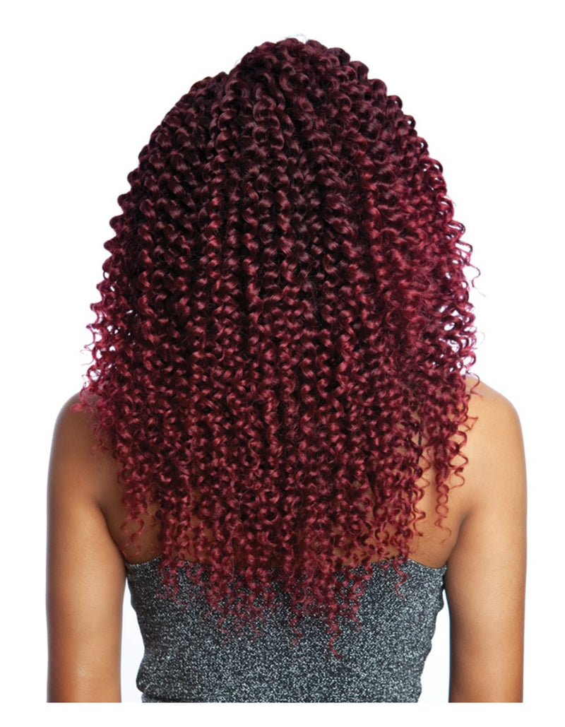 Mane Concept Afri Naptural 3X Pre-Stretched Crochet Braid Caribbean Water Wave 14" CB3P12 - Elevate Styles