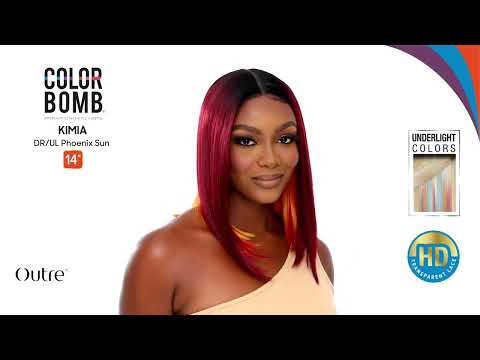 Outre Color Bomb HD Lace Front Perruque Kimia 14"