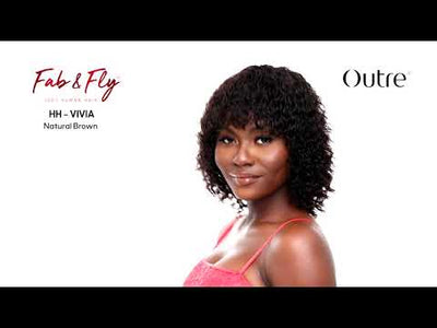 Outre Fab&Fly™ 100% Unprocessed Human Hair Full Cap Wig HH Vivia
