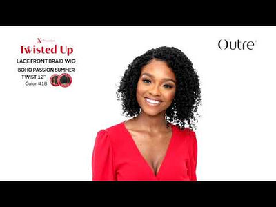 Outre X-Pression HD Braided Lace Front Wig Boho Passion Summer Twist 12
