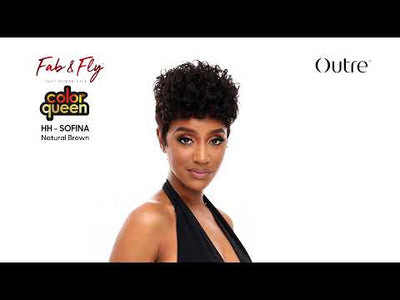 Outre Fab&Fly™ Human Hair Full Cap Wig Color Queen - Sofina
