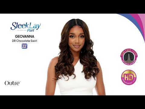 Outre Synthetic Sleeklay Part Lace Front Wig Geovanna