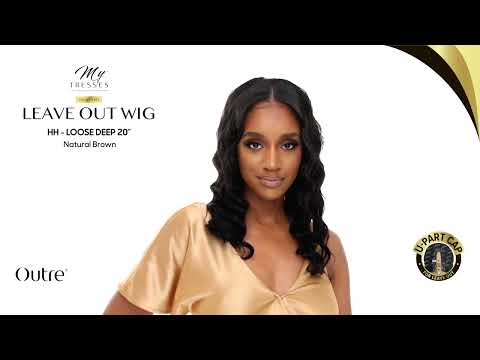 My Tresses Gold Label 9A Unprocessed Human Hair U-Part Leave Out Wig HH-Loose Deep 20"