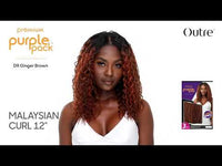 Outre Premium Purple Pack 3 Pieces Long Series Malaysian Curl 12"
