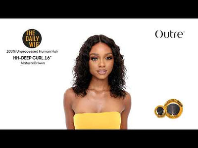 Outre The Daily Wig™ Human Hair Deep Curl 16"
