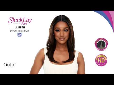Outre Synthetic Sleek Lay Part HD Transparent Lace Front Wig Lilibeth 20"