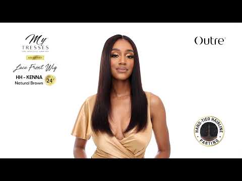 My Tresses Gold Unprocessed Human Hair Hand-Tied Lace Front Wig Kenna