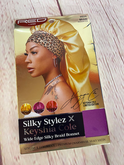 Silky Sylez X Keyshia Cole Wide Edge Silky Braid Bonnet HQ34 - Elevate Styles
