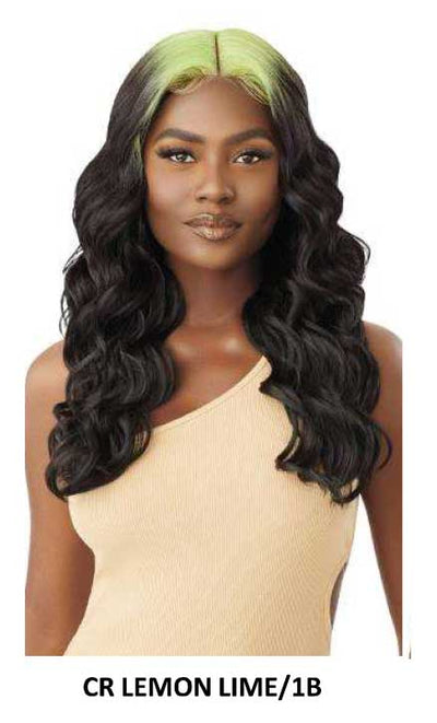 Outre Color Bomb Colored Root Collection Synthetic Lace Front Wig Crismina 22" - Elevate Styles
