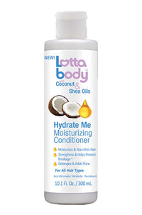 Thumbnail for Lotta Body With Coconut & Shea Oils Hydrate Me Moisturizing Conditioner 10.1 Oz - Elevate Styles