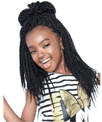 Thumbnail for Afri Naptural Synthetic Kids Crochet Braid Kids Rock Senegalese Twist 12