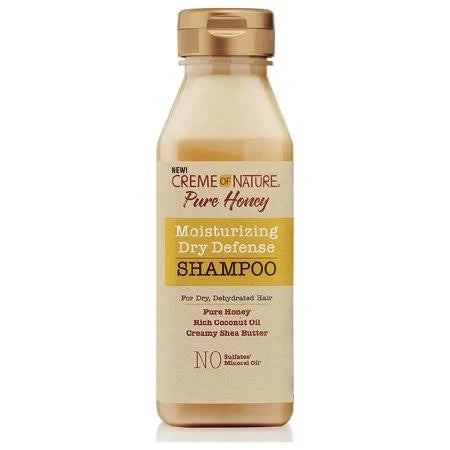 Creme of Nature Pure Honey Moisturizing Dry Defense Shampoo 12 Oz - Elevate Styles