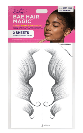 Esha Bae Hair Magic Instant Baby Hair Tattoos 2 SHEETS - Elevate Styles
