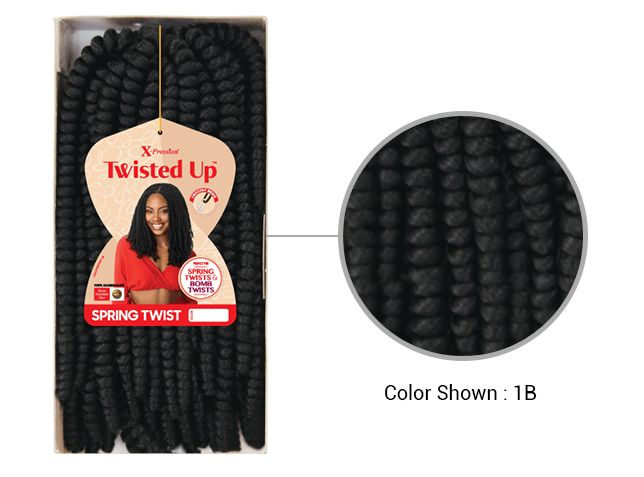 Outre X-Pression Twisted-Up Crochet Braid - Spring Twist 8" - Elevate Styles