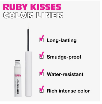 Ruby Kisses Precise Brush Tip Color Liner RCE - Elevate Styles
