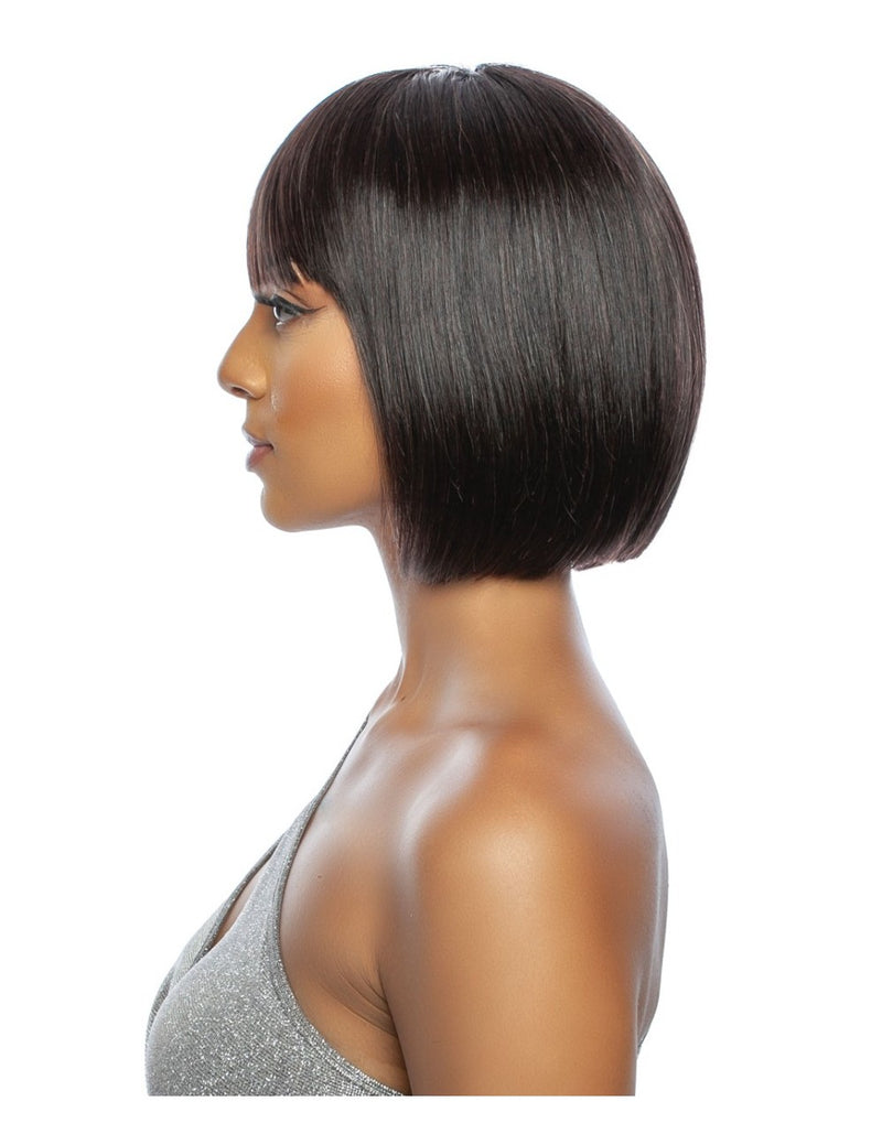 Mane Concept 11A 100% Unprocessed Human Hair Refined Bob With Bang 10" TR1131 - Elevate Styles