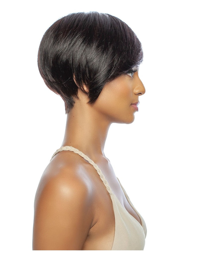 Mane Concept 11A 100% Unprocessed Human Hair Feathered Pixie Cut Wig 8" TR1150 - Elevate Styles