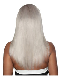 Thumbnail for Mane Concept Trill 13A Unprocessed Human Hair HD Whole Lace Front Straight Icy Grey 20
