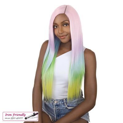 t's a Wig Synthetic Unicorn Lace Front Wig Straight - Elevate Styles
