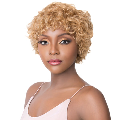 Its a Cap Weave 100% Human Hair Wig HH BABA - Elevate Styles
